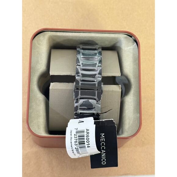 Emporio Armani Valente AR60014 Meccanico Automatic Watch With Black Dial - Picture 3 of 5